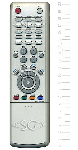 Пульт дистанционного управления для SAMSUNG BN59-00366 с крышкой (plazma)